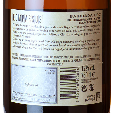 Kompassus - Espumante Blanc de Noirs Brut Nature