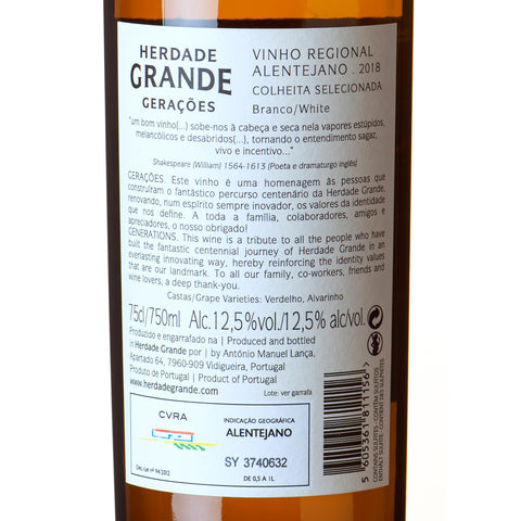 Herdade Grande - Branco Gerações