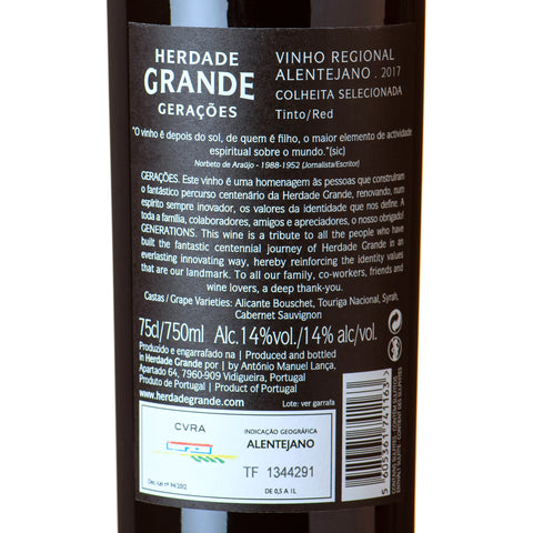 Herdade Grande - Tinto Gerações